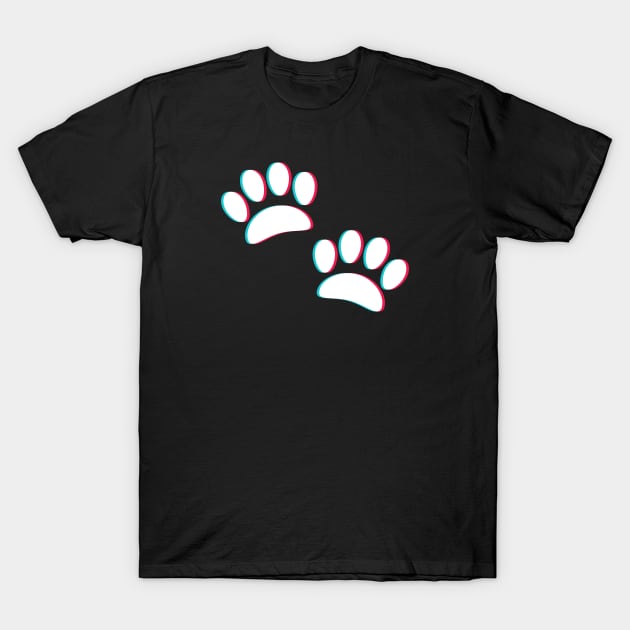 TikTok cat paw emoji smiley White T-Shirt by ThingyDilly